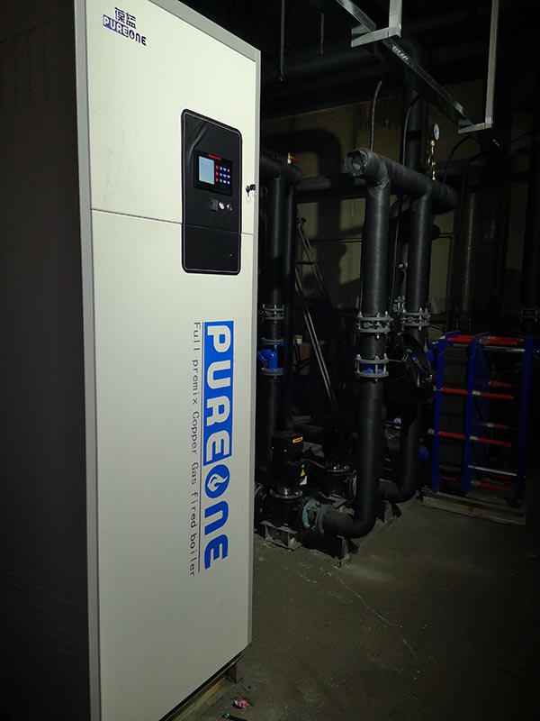 塘沽机场3499拉斯维加斯低氮铜管锅炉案例