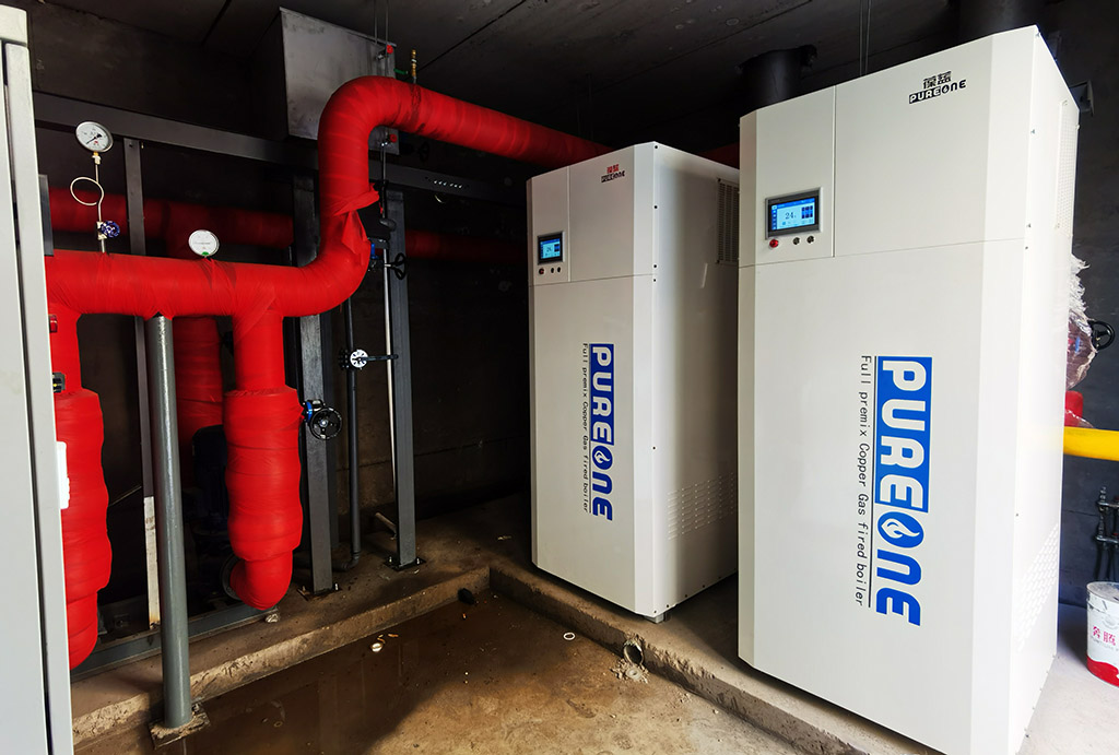 3499拉斯维加斯全预混超低氮铜管燃气锅炉天津案例